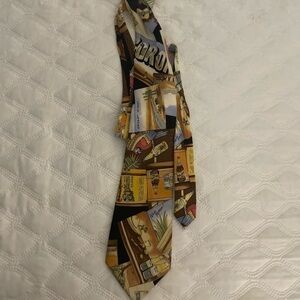 Vintage Nicole Miller Tie Mexico Silk 90s